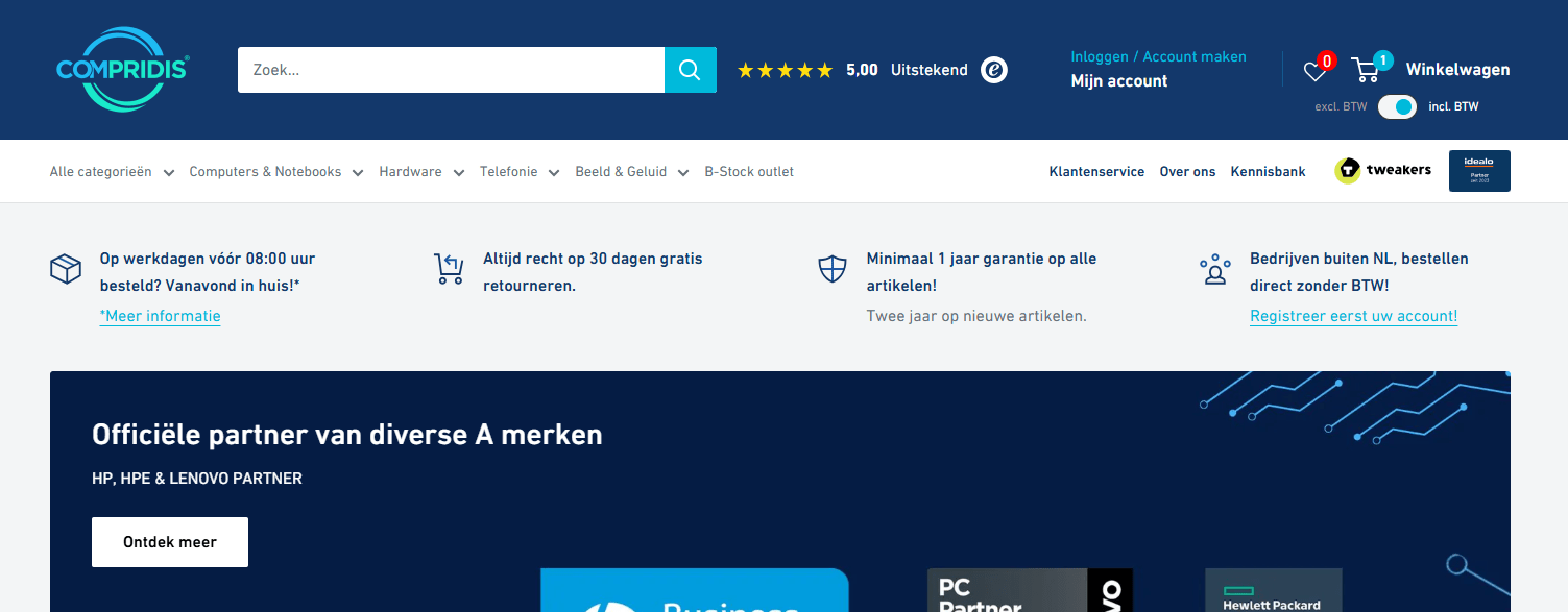 Discover the New Look of Our Webshop! - Compridis