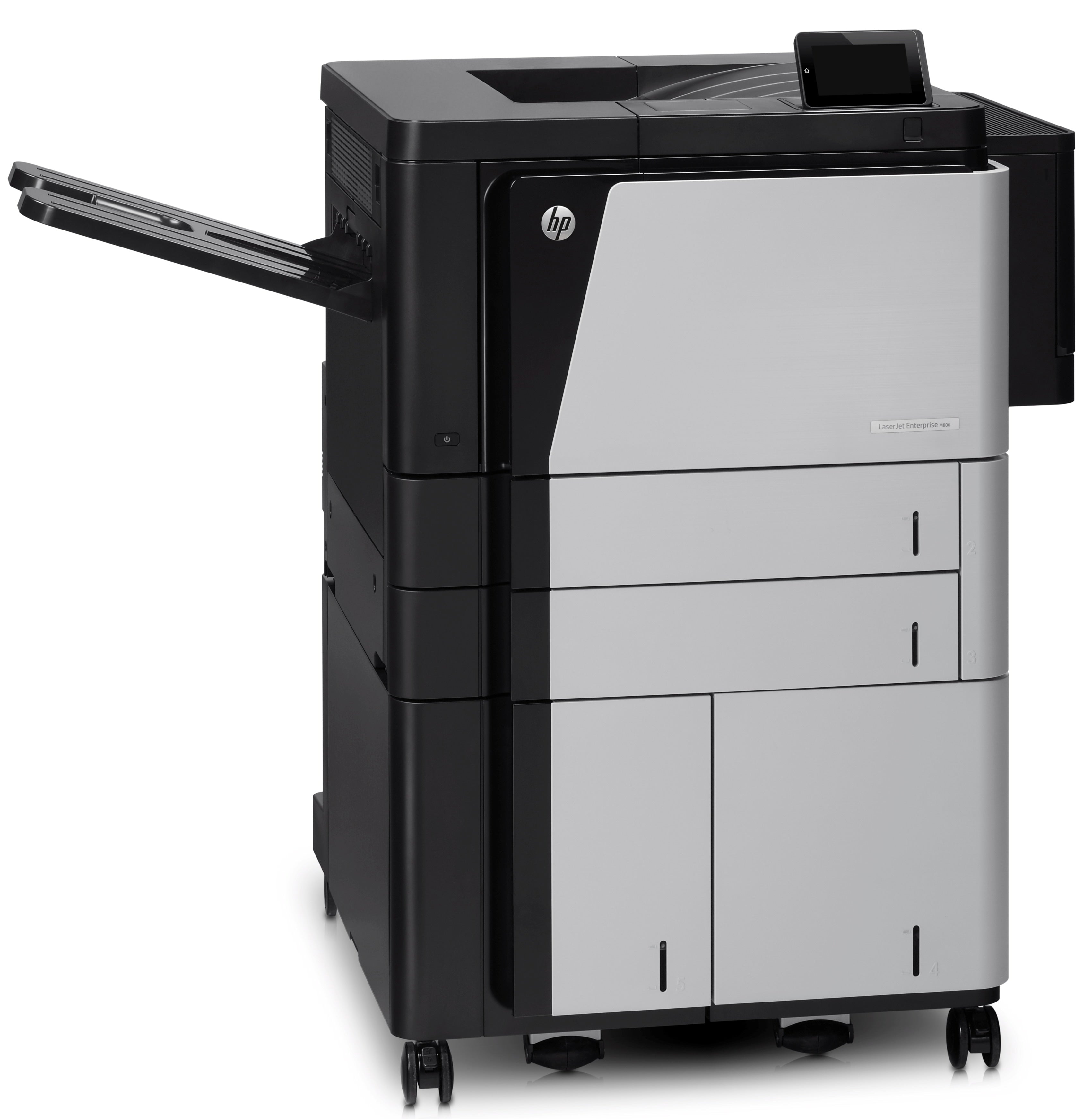 HP LaserJet Enterprise M806X+ Impresora, blanco y negro, impresora para compañía, impresión, impresión a través del puerto USB en la parte delantera; De doble lidera