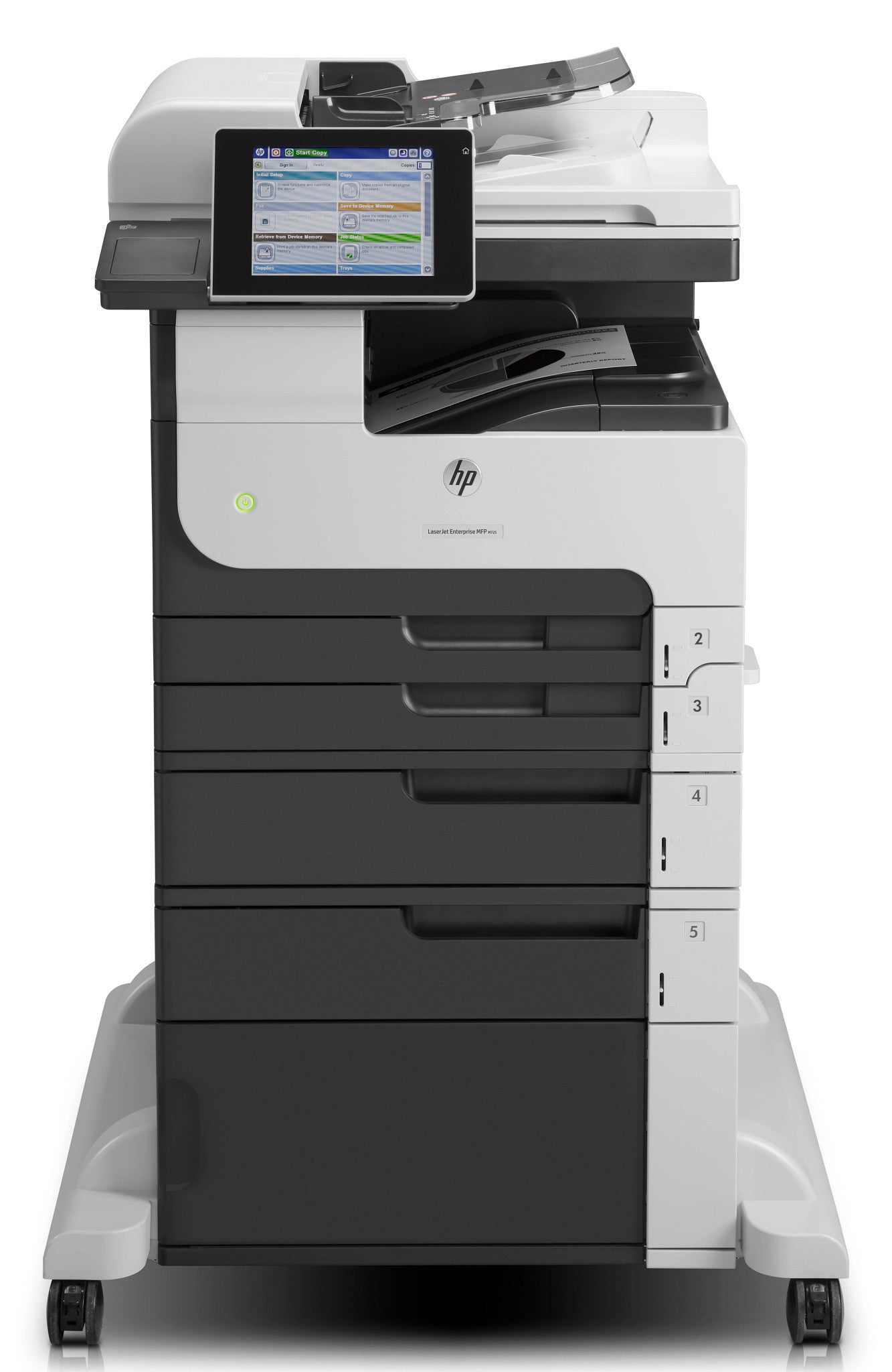 HP LaserJet Enterprise M725f Multifunción Impresora en blanco y negro, Solo Ethernet; Copiadora, escáner CF067A#B19