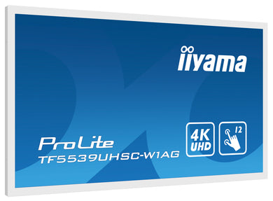 IIYAMA ProLite TF5539UHSC-W1AG 55″ PCAP 4K pantalla táctil Open-Frame blanca