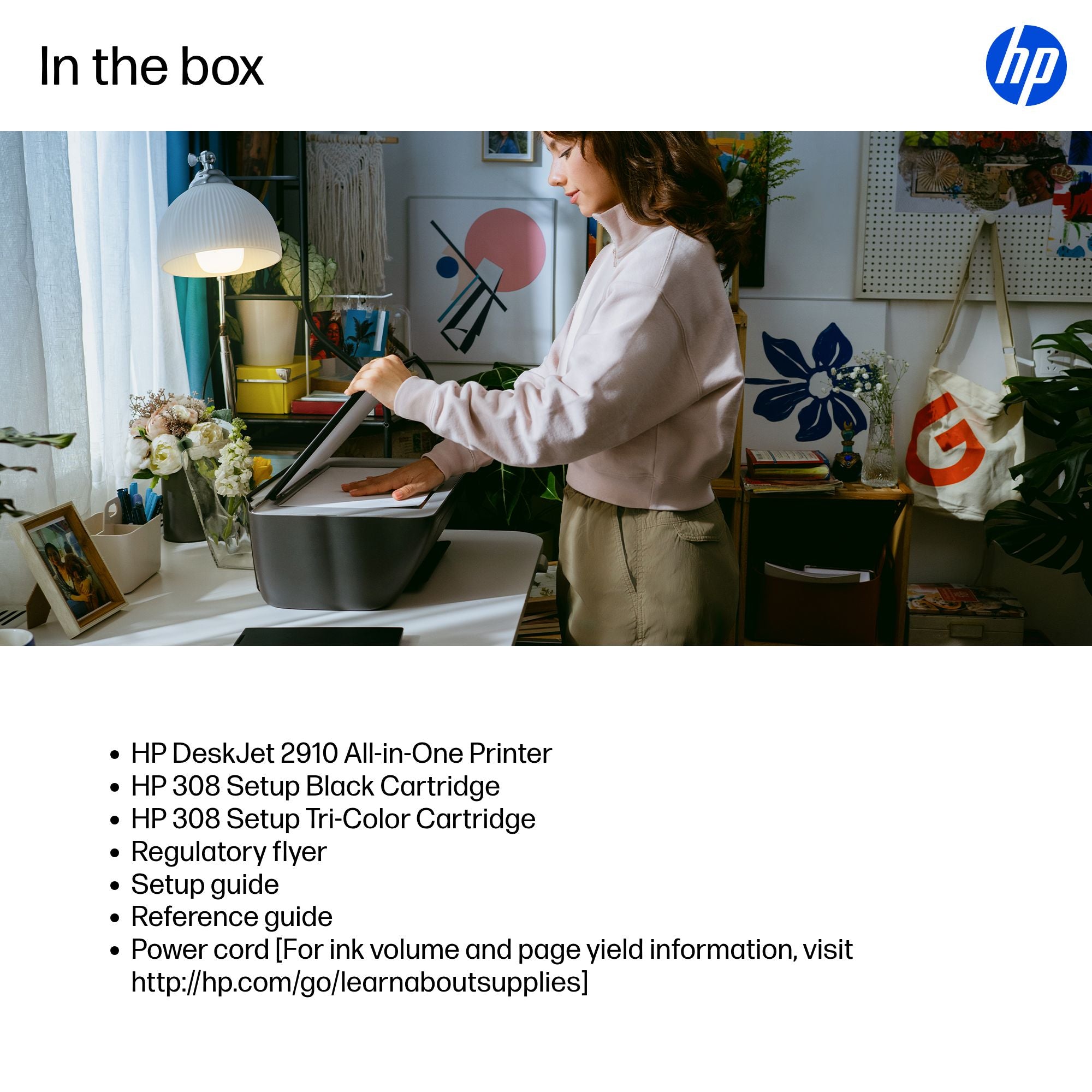 HP DeskJet 2910 Draadloos All-in-One Kleur Printer 89F98B#686