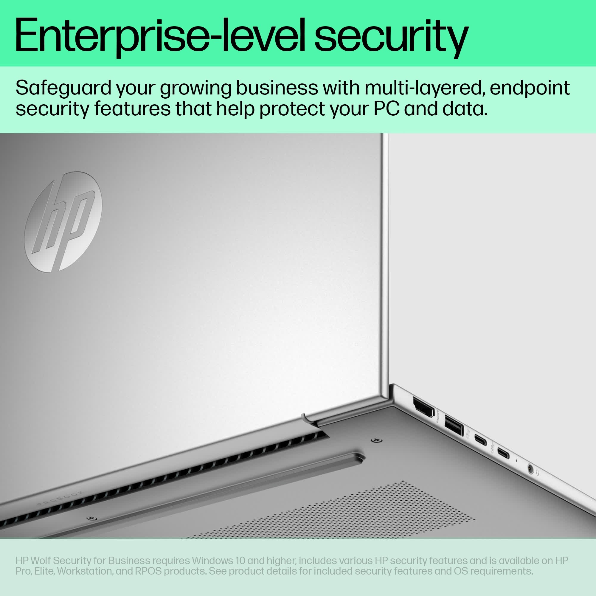 HP ProBook 440 G11 Intel Core Ultra 5 125U Laptop 35.6 cm (14") WUXGA 16 GB DDR5-SDRAM 512 GB SSD Wi-Fi 6E (802.11ax) Windows 11 Pro AI PC Silver 9Y7F2ET#ABF