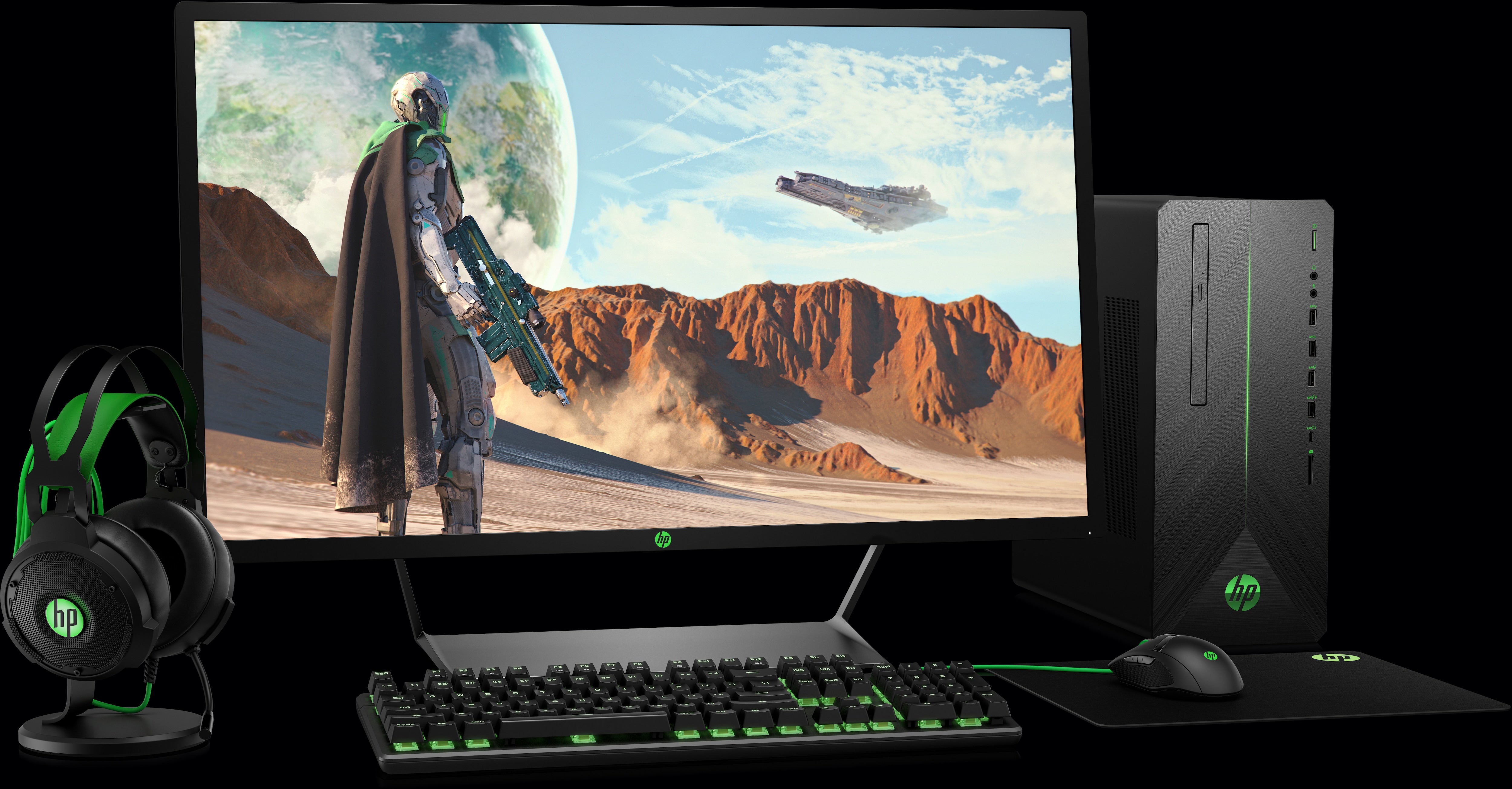 Teclado para juegos HP Pavilion 550 <tc>QWERTZ</tc> (Alemán) 9LY71AA#ABD