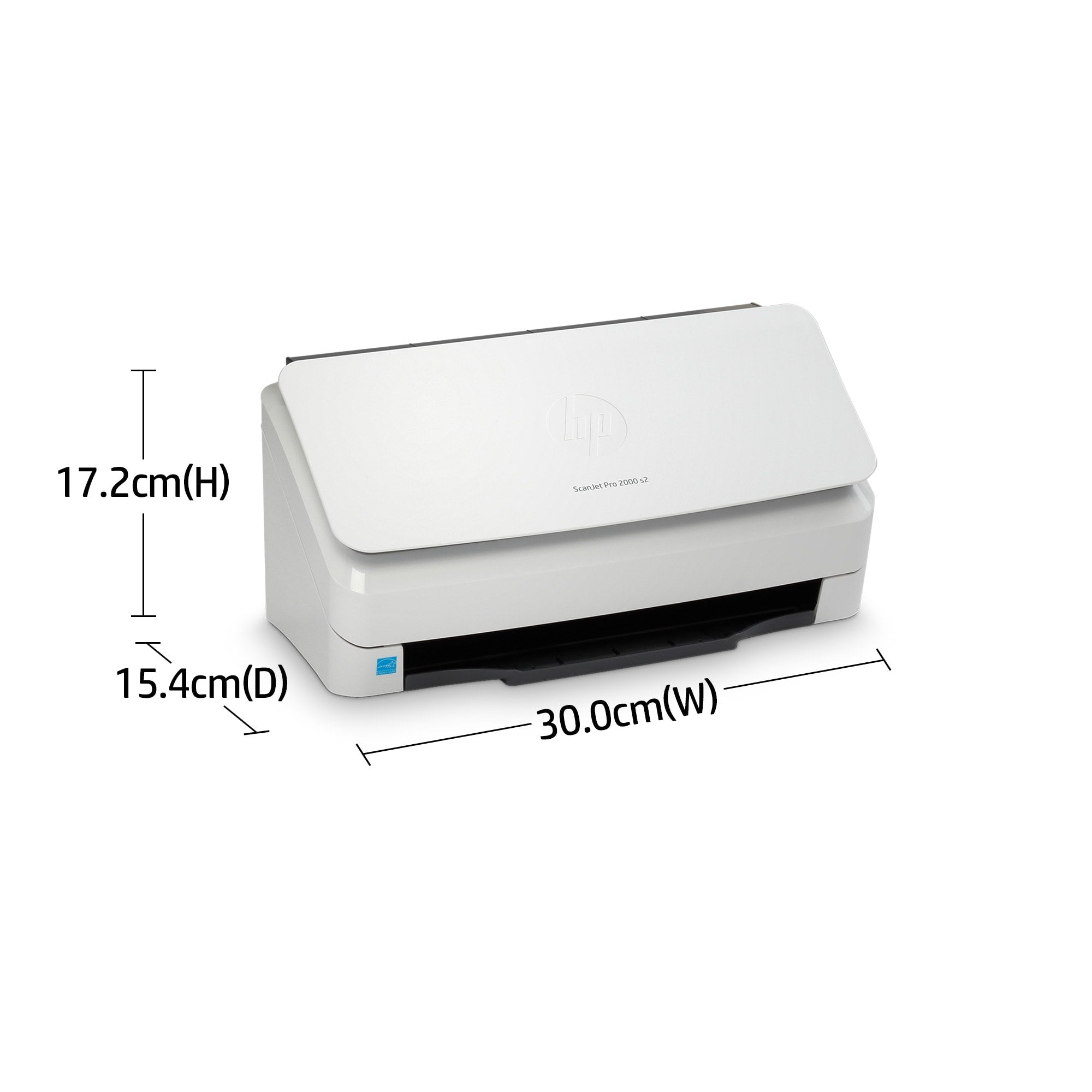 HP Scanjet Pro 2000 s2 Sheet-feed Scanner Paginascanner 600 x 600 DPI A4 Zwart, Wit 6FW06A#B19