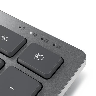 DELL Teclado inalámbrico para varios dispositivos KM7120W-GY-SWI