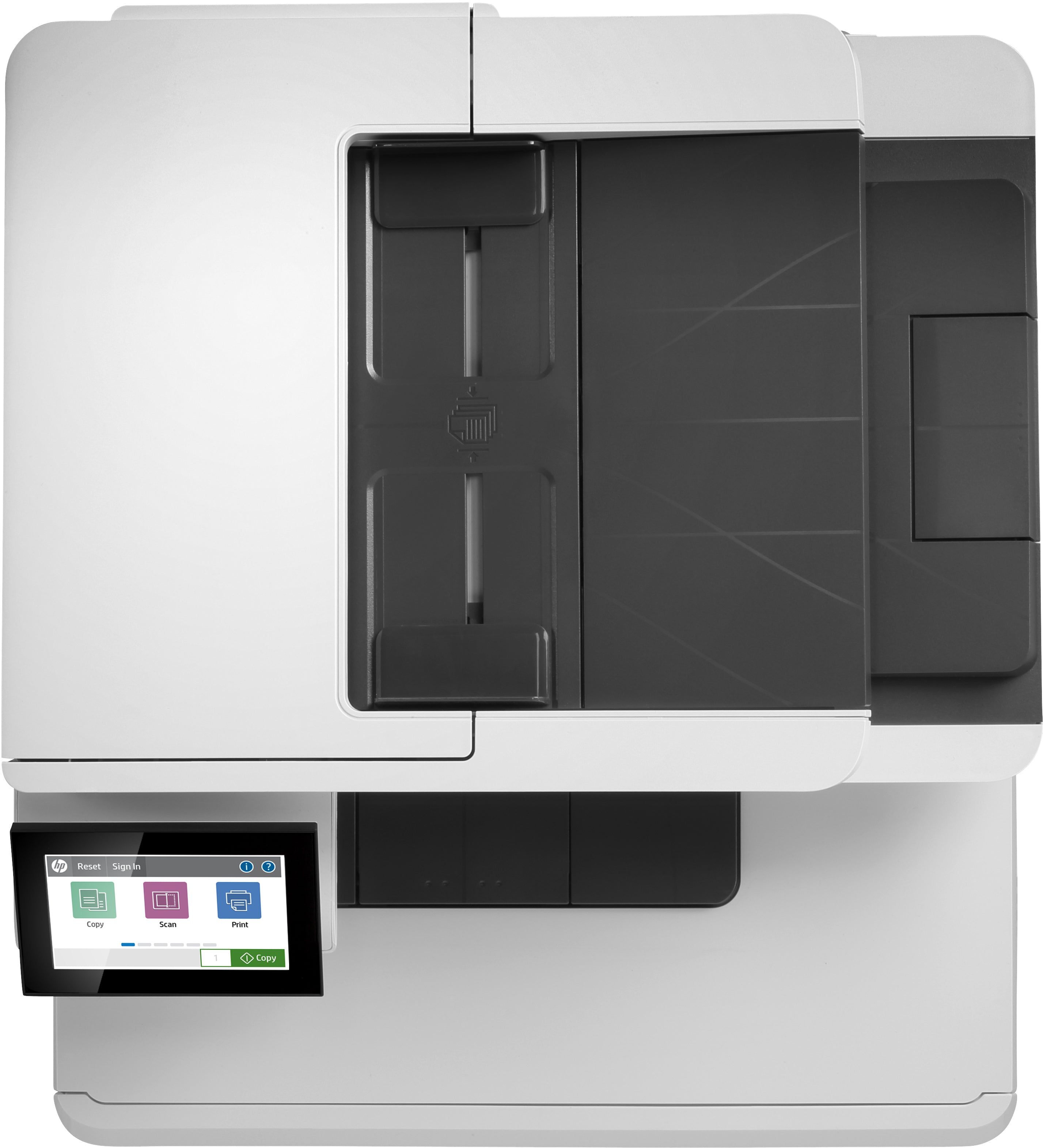 HP Color LaserJet Enterprise MFP M480f, Kleur, Printer voor Bedrijf, Printen, kopiëren, scannen, faxen, Compact formaat; Optimale beveiliging; Dubbelzijdig printen; Automatische documentinvoer voor 50 vellen; Energiezuinig 3QA55A#B19