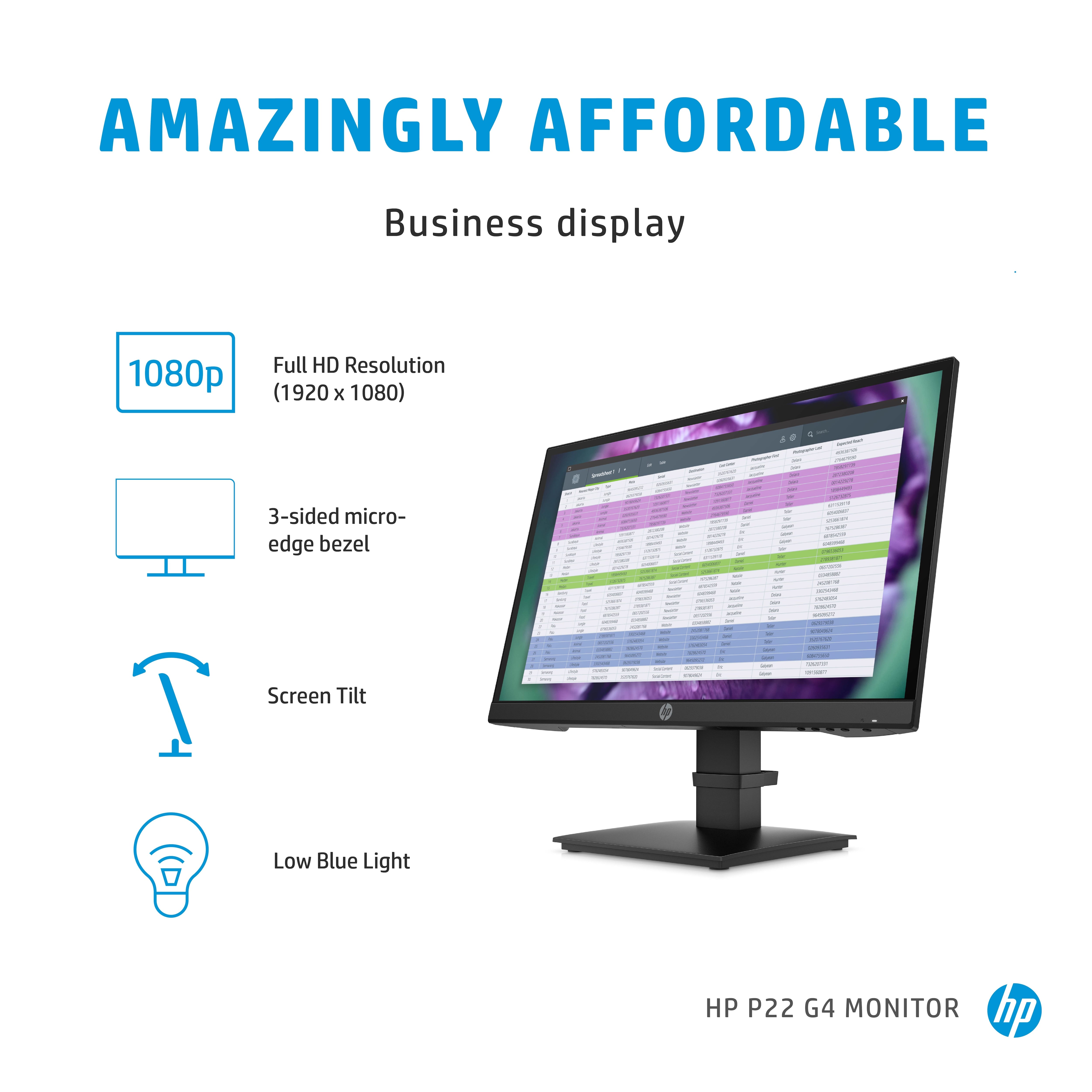 Monitor HP P22 G4 22 FHD
