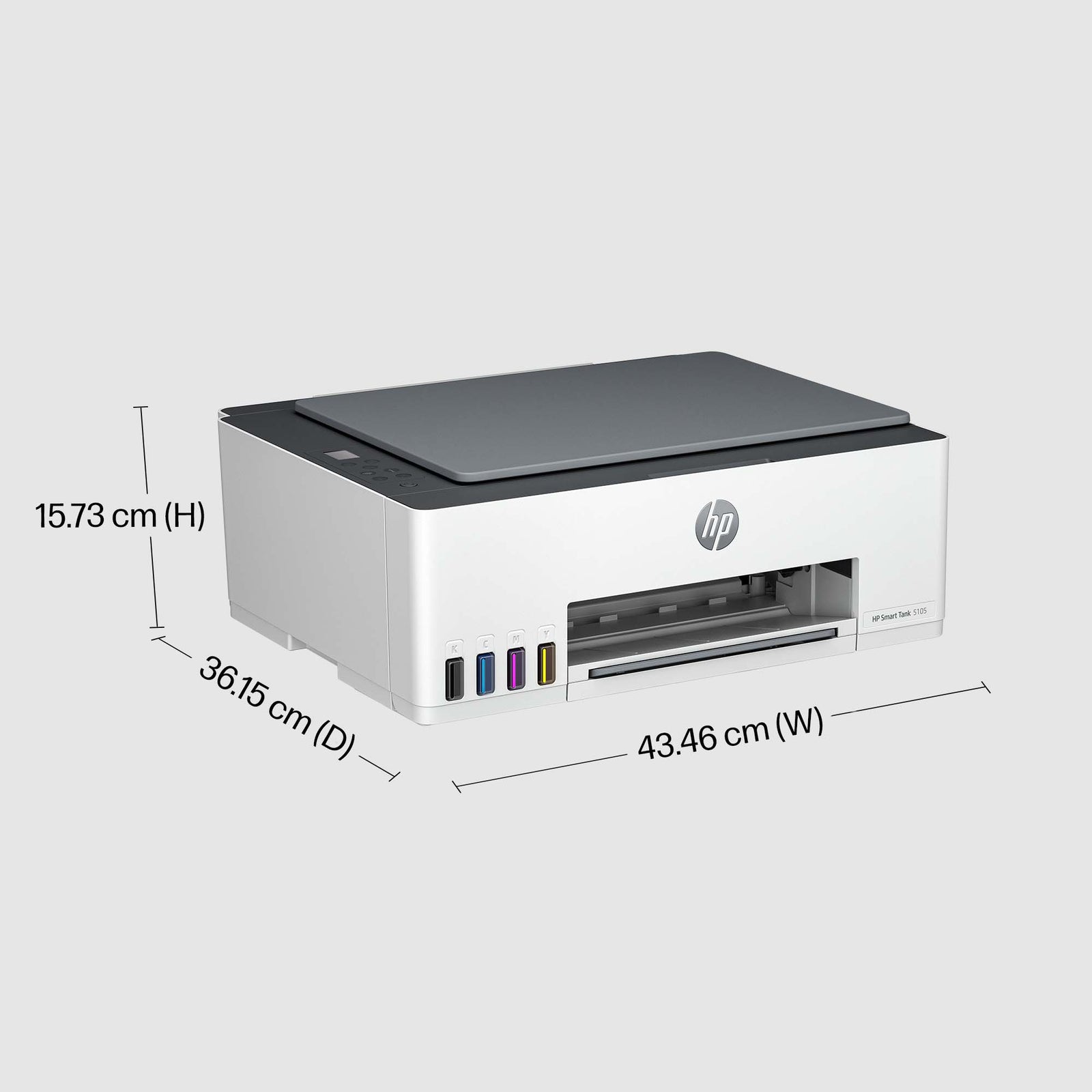 HP Smart Tank 5105 All-in-One Printer - Wireless, Color, Light Basalt
