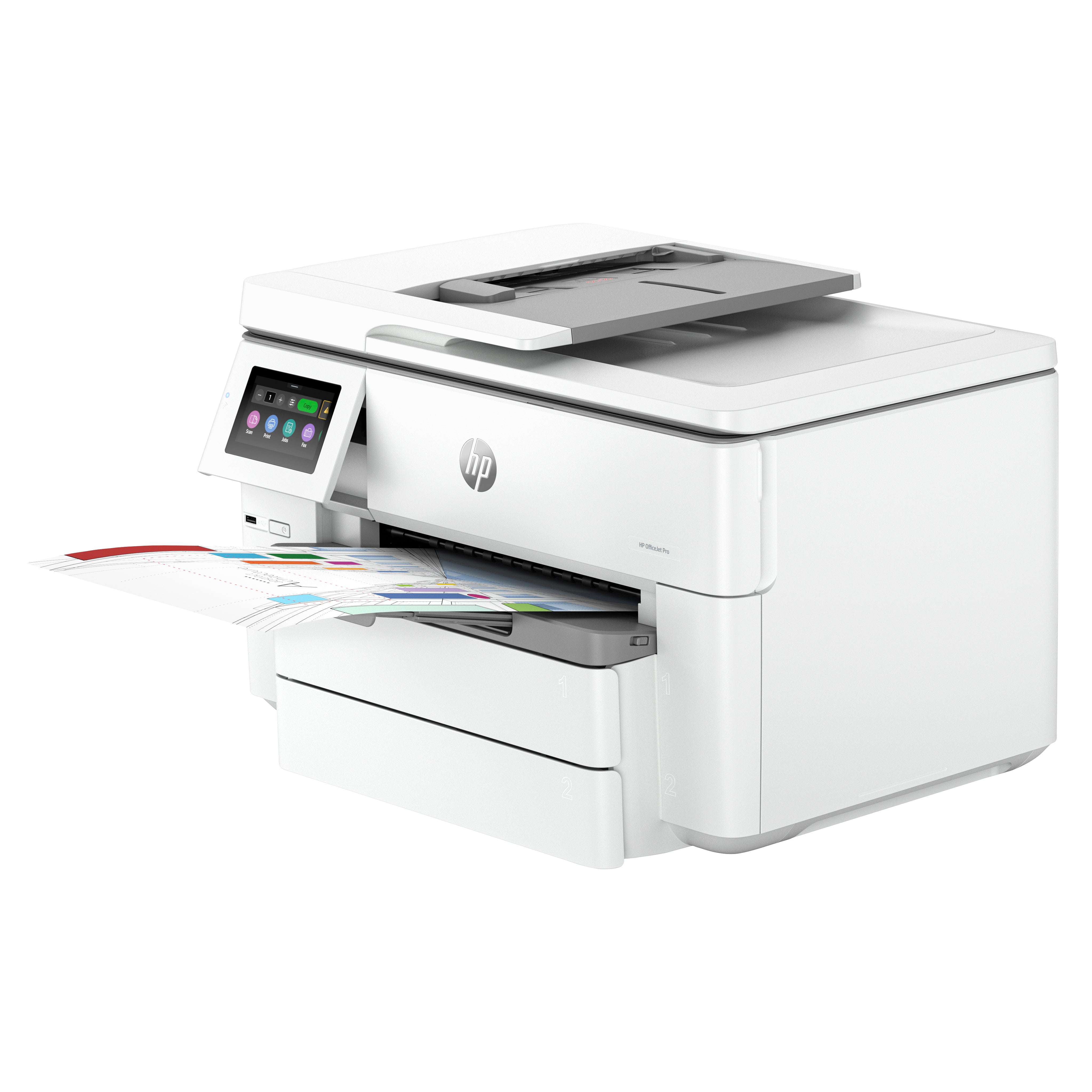 HP OfficeJet Pro 9730e Wireless All-in-One Color Printer, Instant Ink; Two-sided printing 537P6B#629