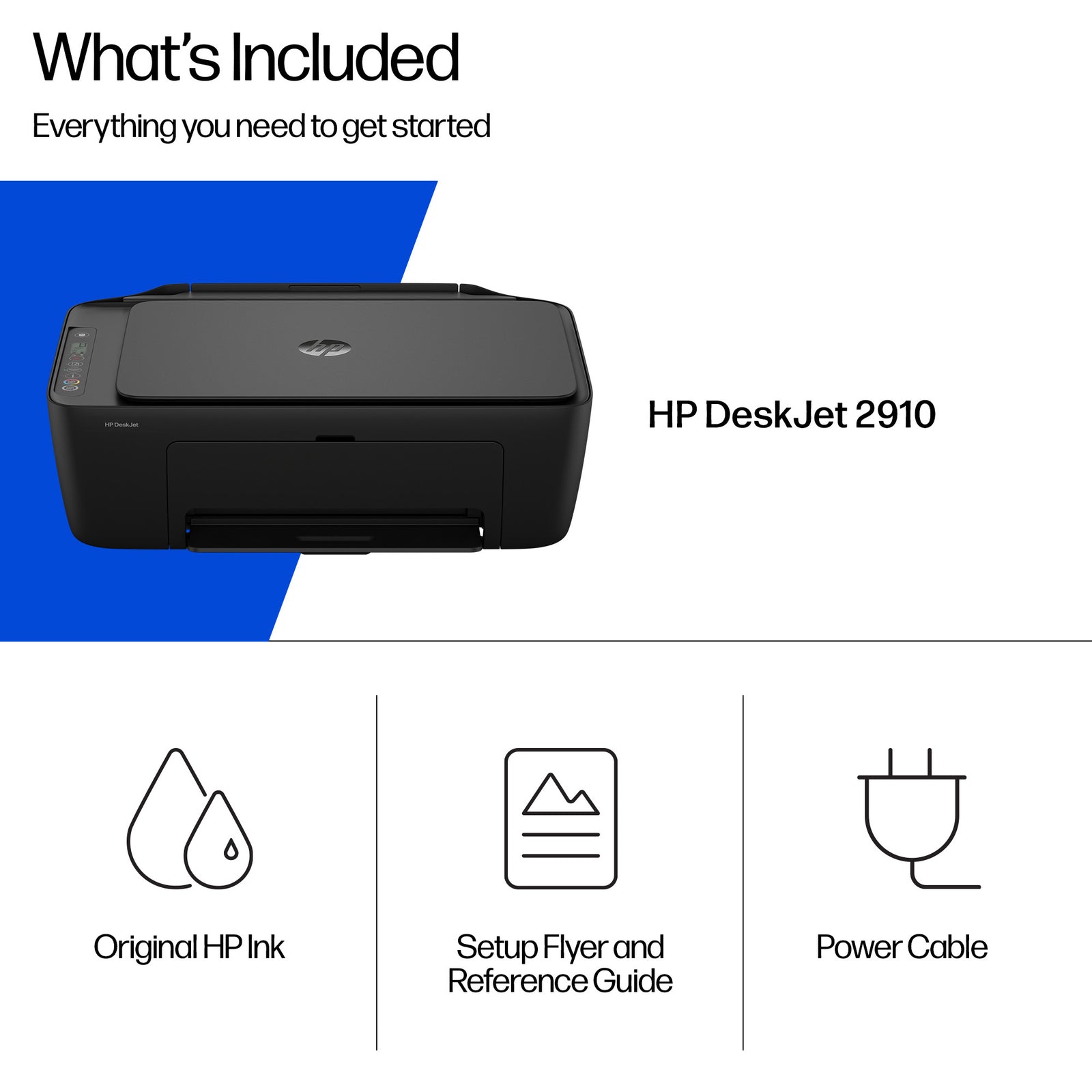 HP DeskJet 2910 Impresora Multifunción 89F98B - Imprimir, Copiar, Escanear