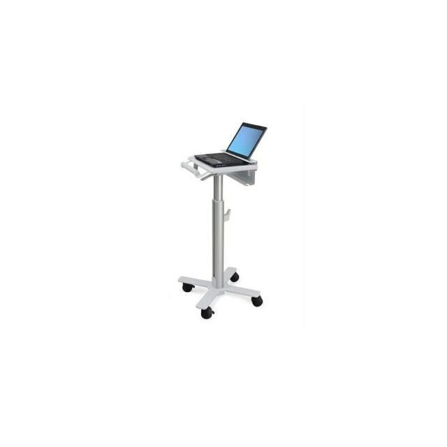 Ergotron StyleView Laptop Cart, SV10 Aluminium, Wit Multimediawagentje SV10 - 1100 - 0 - Compridis