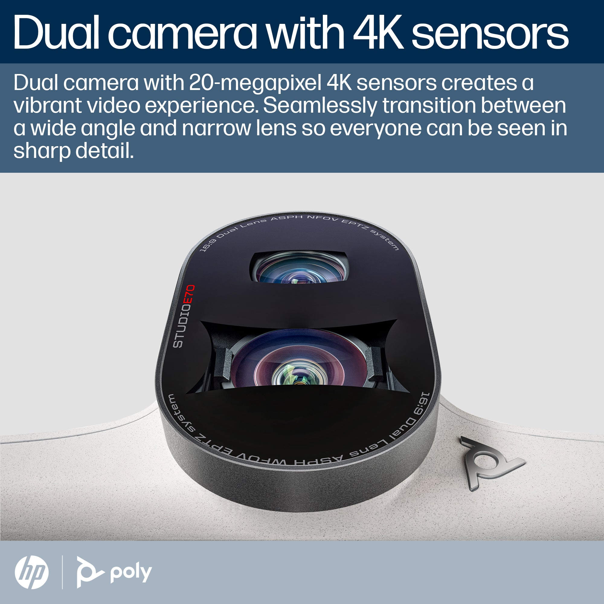 HP Poly Studio E70 Smart Camera 2200-87090-001