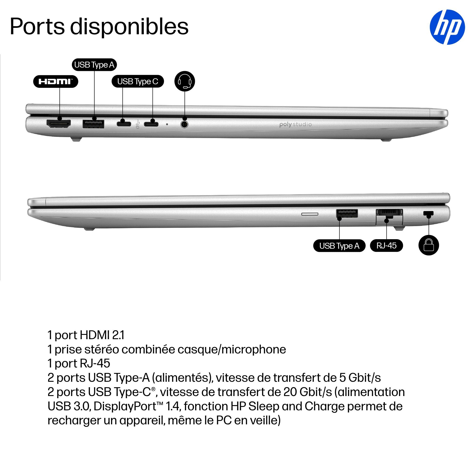 HP ProBook 4 G1i 16" Intel Core Ultra 7 255H 32GB 1TB SSD QWERTY English B9YS0ET#ABF