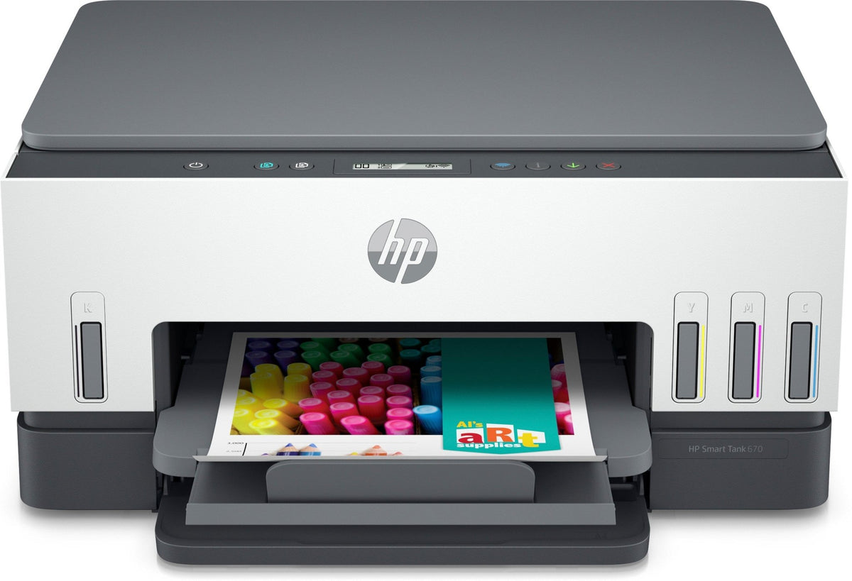 HP Smart Tank 670 All-in-One Printer met Wi-Fi en Dubbelzijdig Printen - Compridis