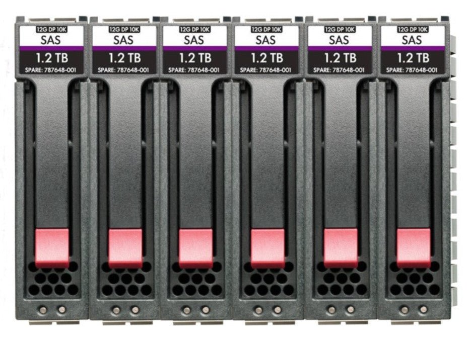 HPE MSA 5,4TB SAS 15K SFF M2 6PK HDD BDL R0Q64A - Compridis