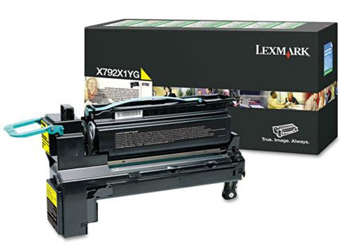 Lexmark X792X1YG toner cartridge 1 pc(s) Original Yellow X792X1YG