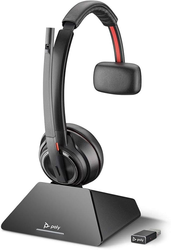 HP Poly Savi 8210 UC Microsoft Teams Certified DECT 1880 - 1900 MHz USB - A Headset 209212 - 02 - Compridis