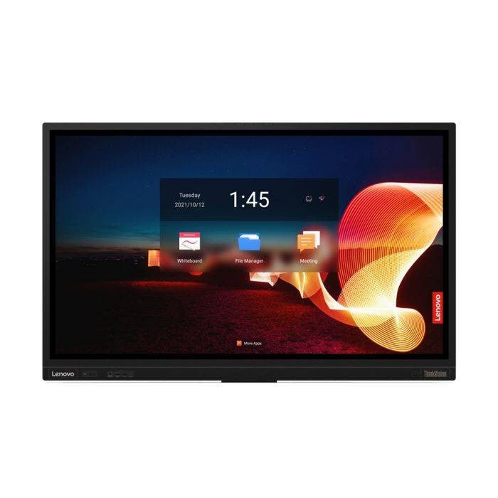 Lenovo ThinkVision T65 computer monitor 165,1 cm (65") 3840 x 2160 Pixels 4K Ultra HD LED Touchscreen Zwart 62F2WA1CEK - Compridis