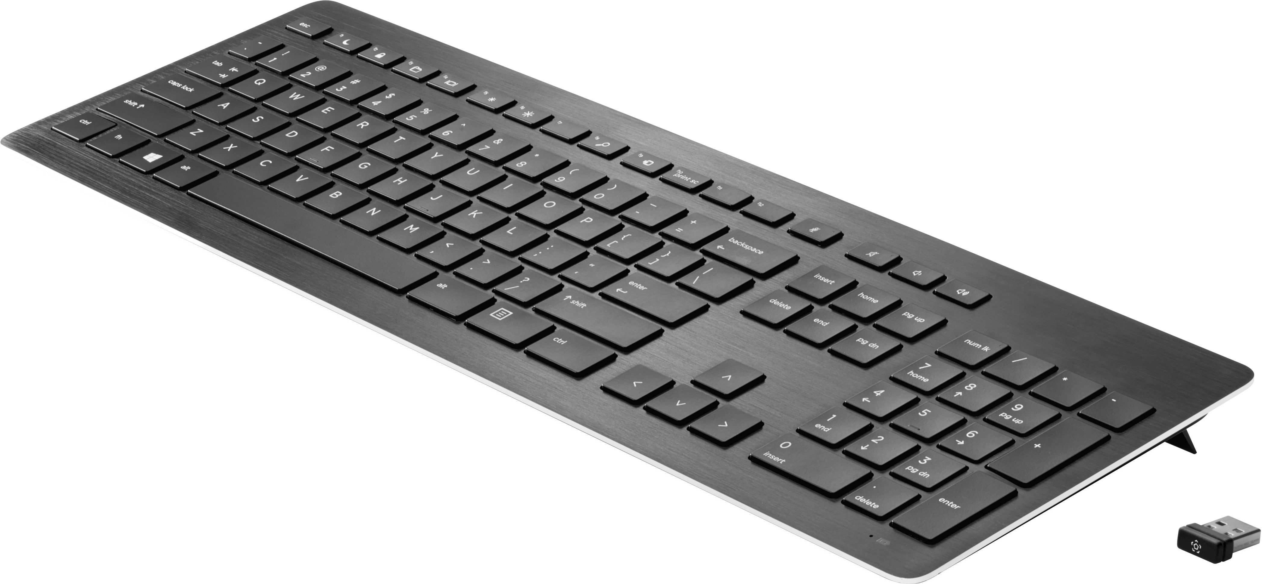 HP Wireless Premium Keyboard Black UK 917665-031