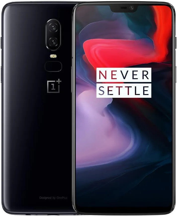 OnePlus 6 15.9 cm (6.28") Dual SIM 4G USB Type-C 8 GB 128 GB 3400 mAh Black 5011100386