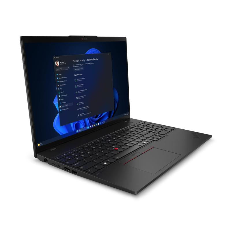 Lenovo ThinkPad L16 Gen 1 (Intel) Intel Core Ultra 5 125U Laptop 40.6 cm (16") WUXGA 16 GB DDR5-SDRAM 512 GB SSD Wi-Fi 6E (802.11ax) Windows 11 Pro English Black 21L3002KMH