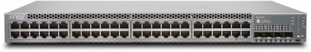 Juniper EX2300-48P network switch Managed L2/L4 Gigabit Ethernet (10/100/1000) Power over Ethernet (PoE) 1U Black EX2300-48P