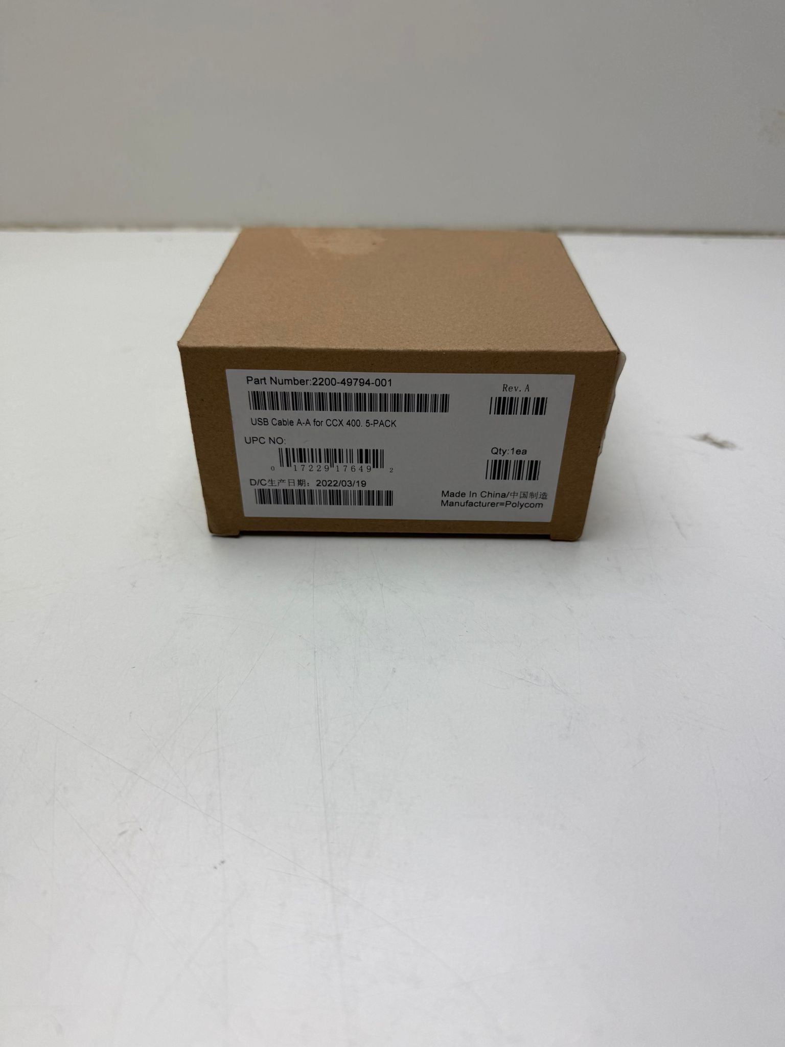 HP Poly CCX 400 USB-A naar USB-A kabel (5 stuks) 2200-49794-001