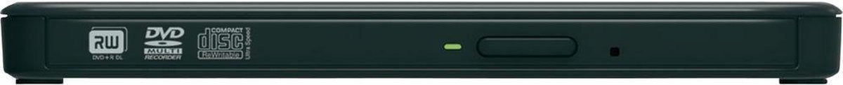 TRANSCEND Reproductor de DVD portátil 8x, modelo delgado, conexión USB, negro TS8XDVDS-K