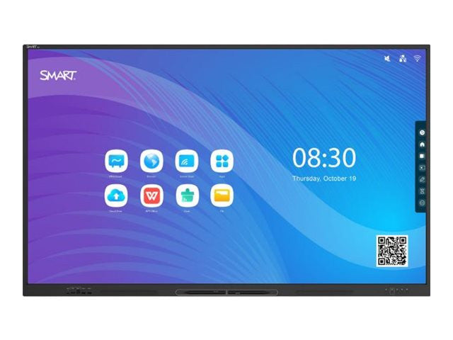 SMART Technologies GX186-V3 Signage Display Interactive flat panel 2.18 m (86") LED Wi-Fi 400 cd/m² 4K Ultra HD Black Touchscreen Built-in processor Android GX186-V3-5A