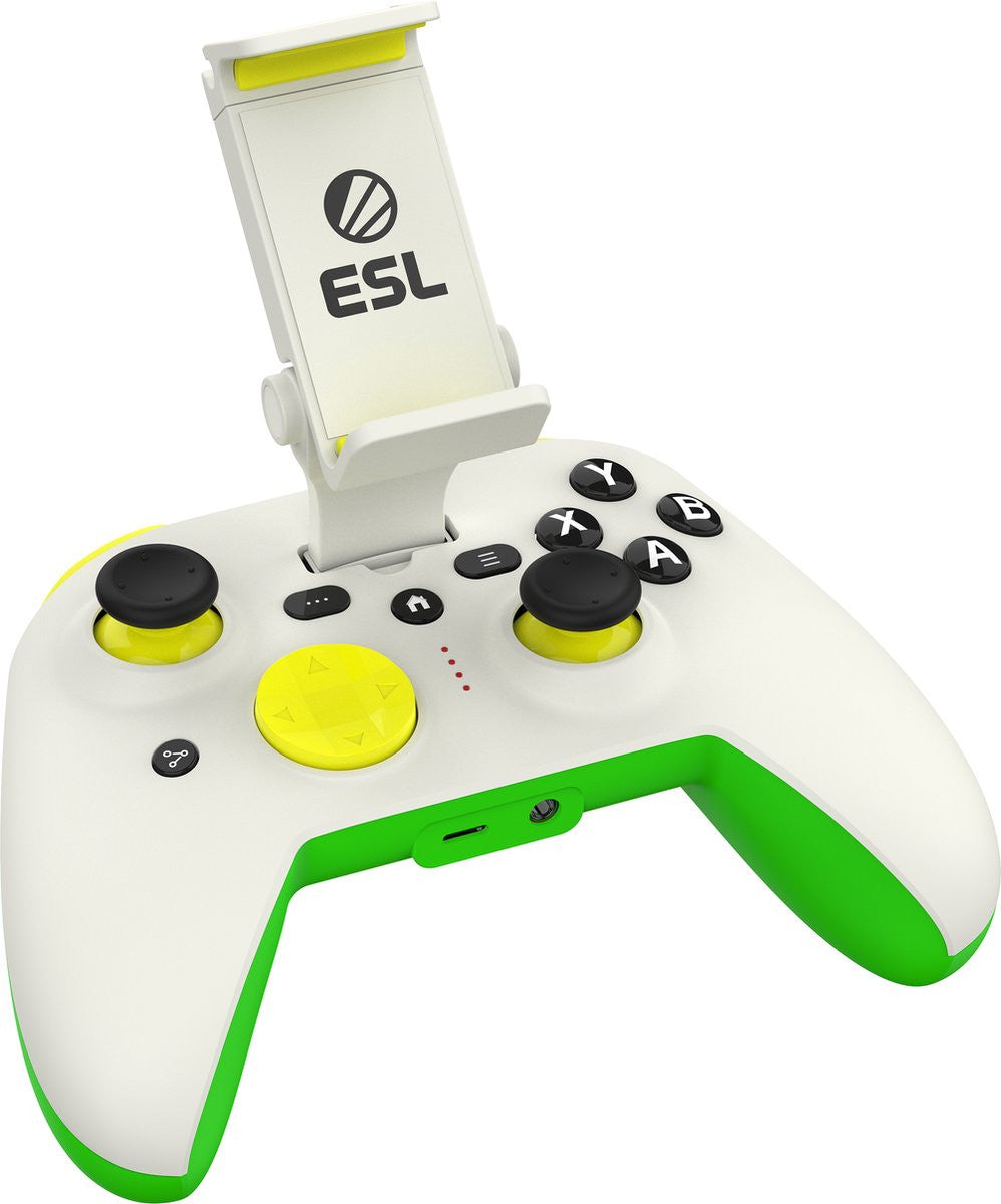 RIOTPWR RP1925Eel Controlador de juego Verde, blanco, amarillo USB Gamepad Android