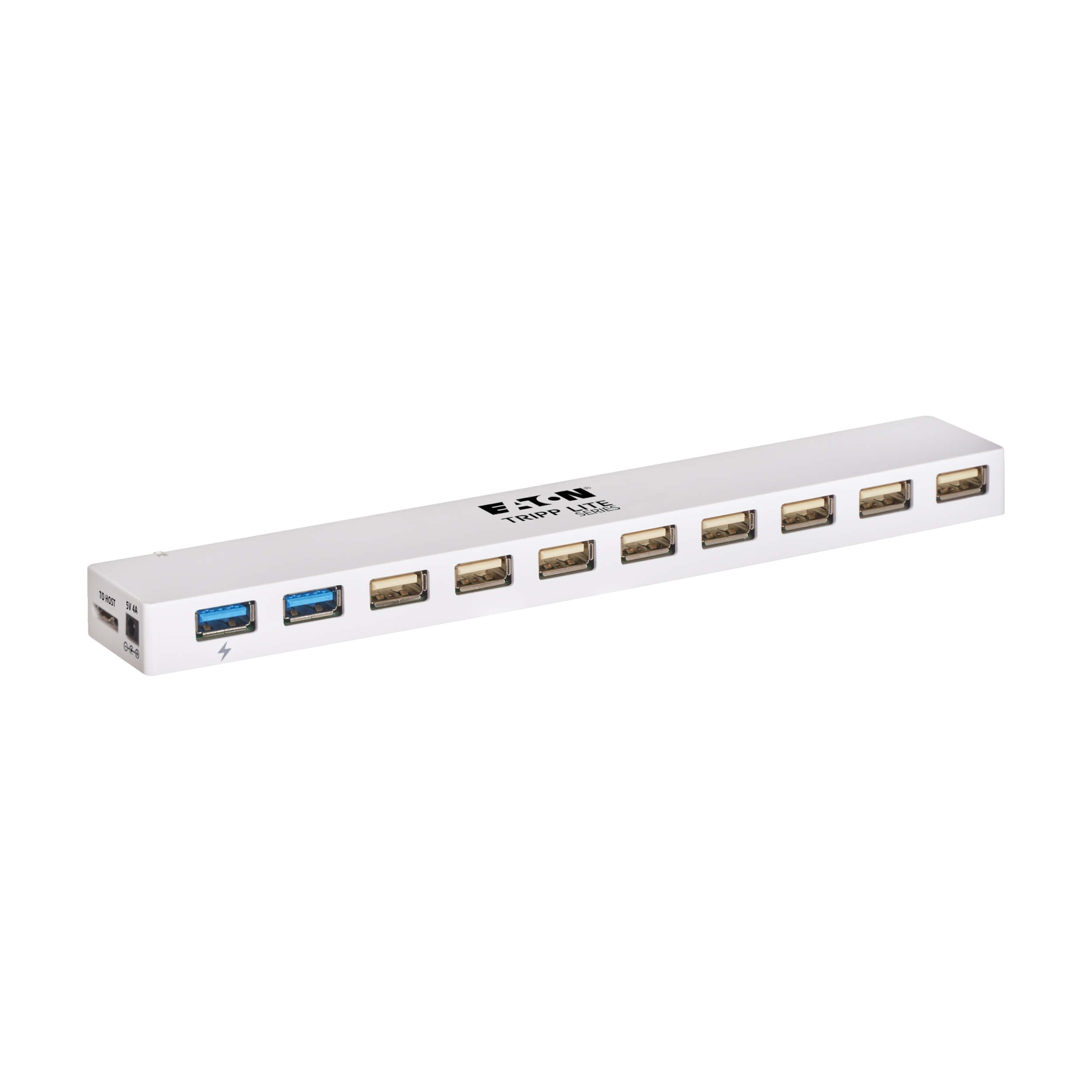 Tripp Lite U360-010C-2X3 interface hub USB 3.2 Gen 1 (3.1 Gen 1) Micro-B 5000 Mbit/s Wit U360-010C-2X3