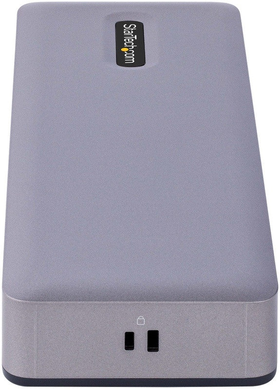 StarTech.com USB-C Docking Station, Multi Monitor USB-C Dock, HDMI/DP/DP Alt-mode, 3x 4K30 / 2x 4K60, 7-Port USB Hub, 60W Power Delivery, GbE, 3.5mm Audio, Works With Chromebook Certified DK31C3MNCRUE