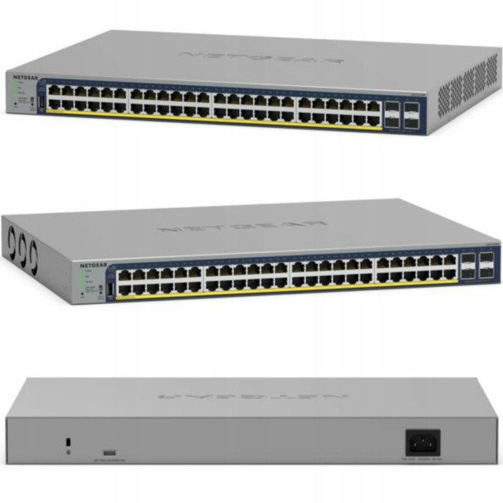 NETGEAR switch inteligente PoE+ GE de 24 puertos GS724TPP-300EUS