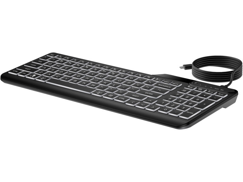 HP 400 Backlit Wired Keyboard 7N7C0AA#AC0