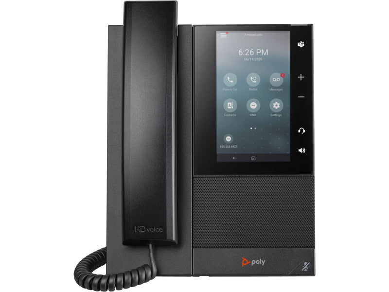 Poly CCX 505 Business Media Phone met ondersteuning voor Open SIP en PoE 2200-49735-025