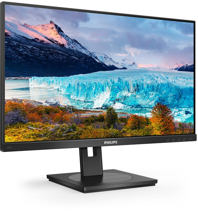 Philips S Line 243S1/00 computer monitor 60,5 cm (23.8") 1920 x 1080 Pixels Full HD LCD Zwart 243S1/00