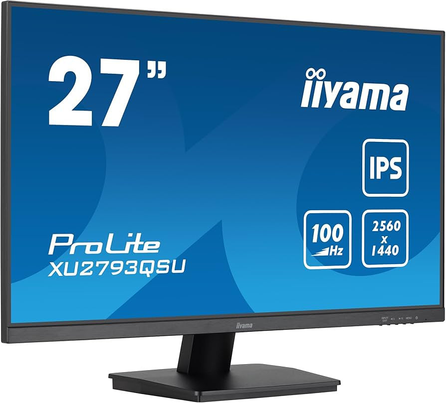 iiyama ProLite XU2793QSU-B6 computer monitor 68,6 cm (27") 2560 x 1440 Pixels Wide Quad HD LED Zwart XU2793QSU-B6