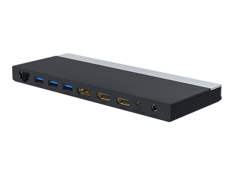 DLH USB - C dockingstation met drie schermen DY - SA5030 - Compridis