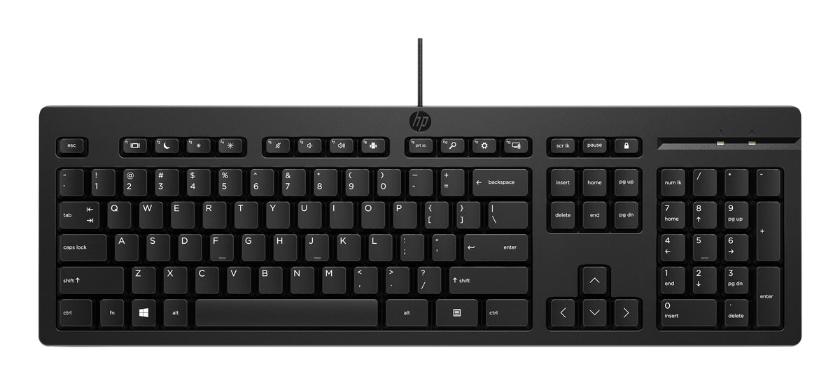 HP 125 teclado con cable QWERTY danés 266C9AA#ABY