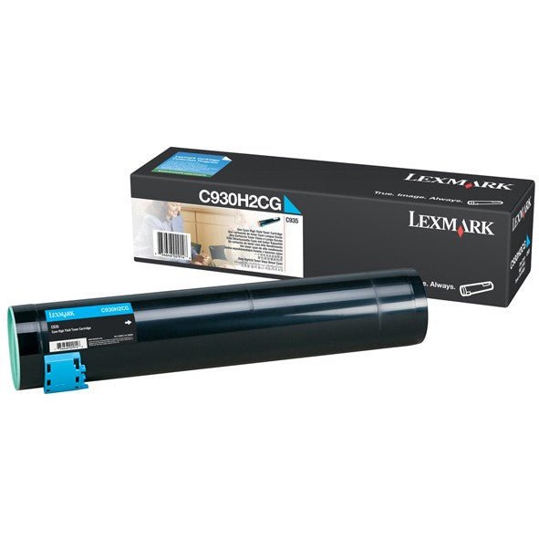 Lexmark C935 24K cyaan tonercartridge C930H2CG - Compridis