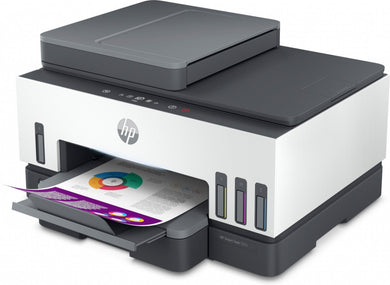 HP Smart Tank 7605 Impresora Multifunción - Inalámbrica, Doble Cara, Color