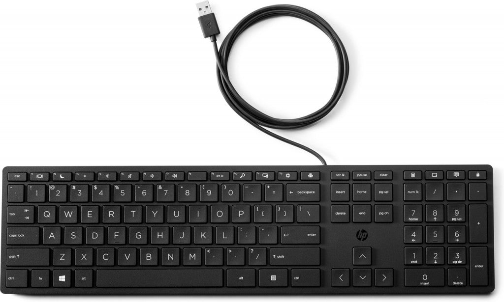 Teclado HP de escritorio con cable de 320 K <tc>QWERTZ</tc> (Suiza) 9SR37AA#UUZ