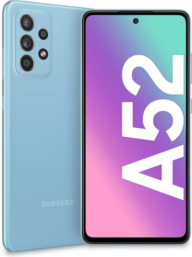SAMSUNG Galaxy A52 6GB 128GB opslag Blauw SM-A525FZBGEUB