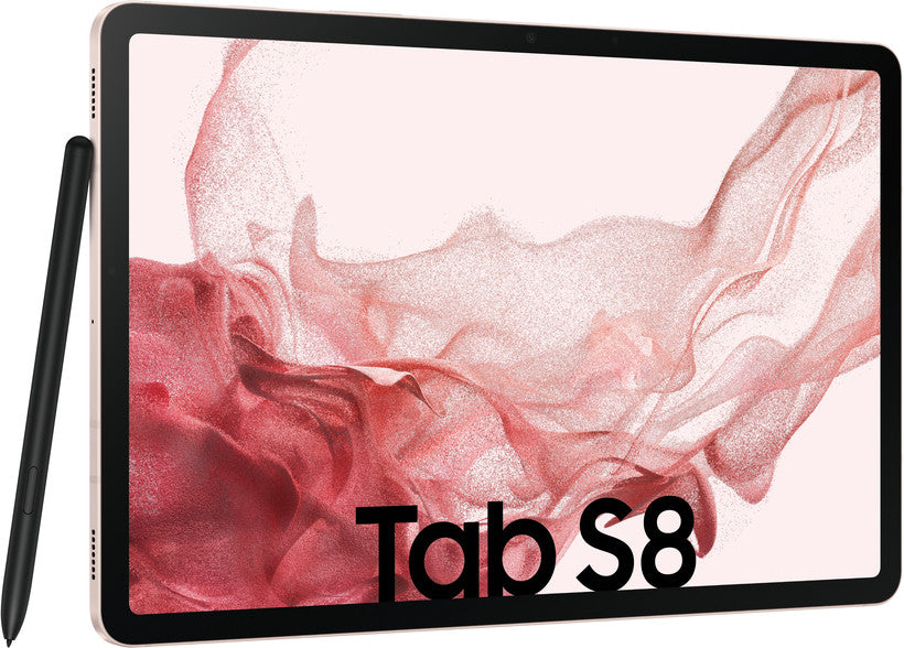 SAMSUNG Galaxy Tab S8 Wi-Fi 128GB opslag Roze SM-X700NIDAEUB