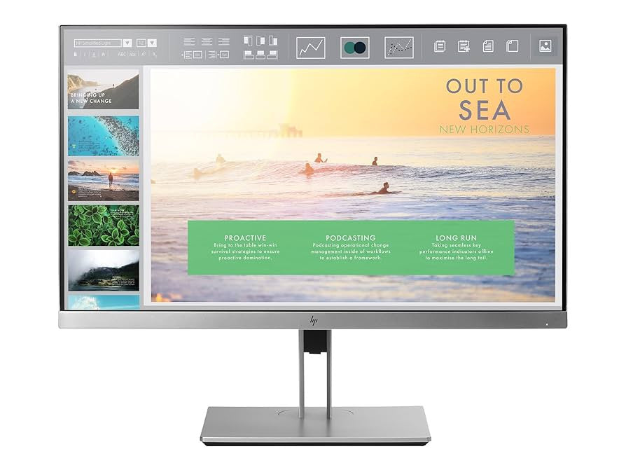 HP Monitor EliteDisplay E233 Zilver HP vernieuwen 1FH46AA