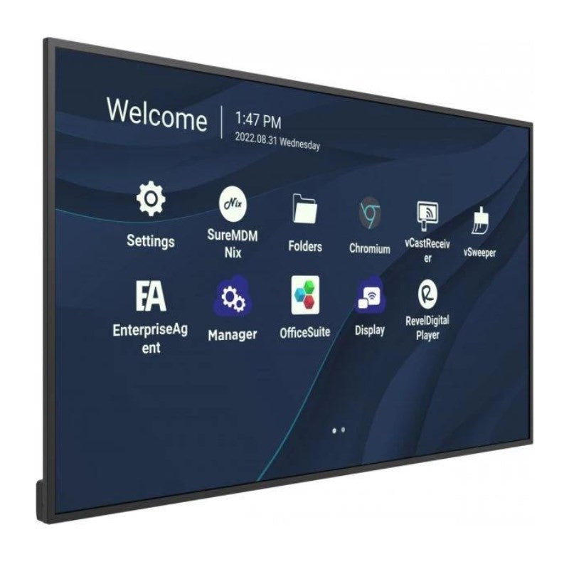Monitor VIEWSONIC Videowall ViewSonic Negro uhd 4K 65" CDE6530
