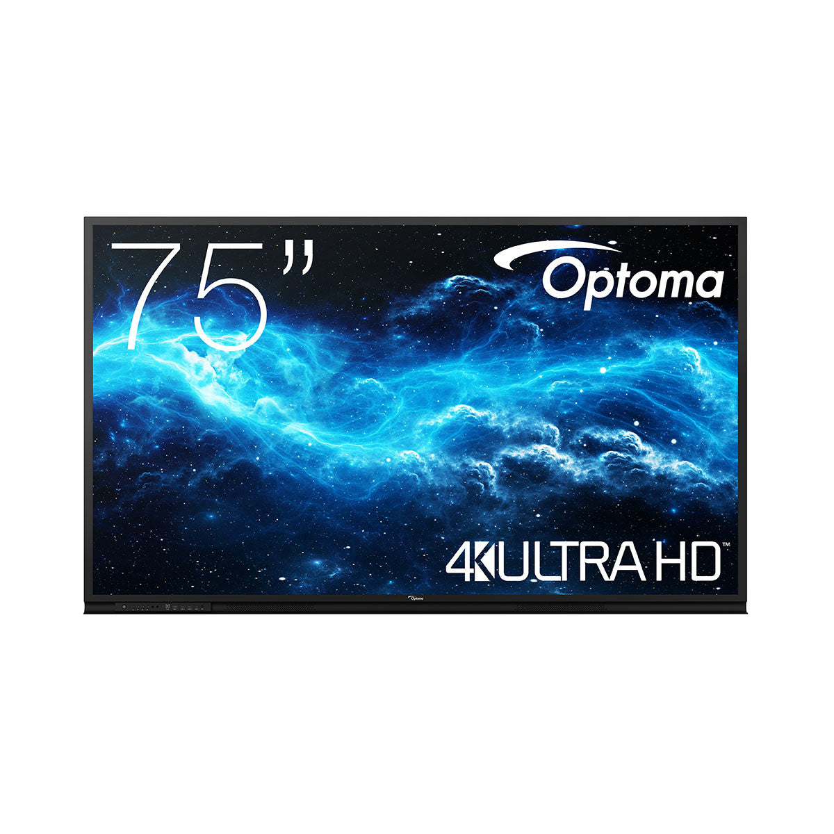 Optoma 3752RK Interactive Flat -Freen 190.5 cm (75 ") LED WiFi 400 CD/m² 4K Ultra HD Procesador de pantalla táctil negra Tipo Android 11