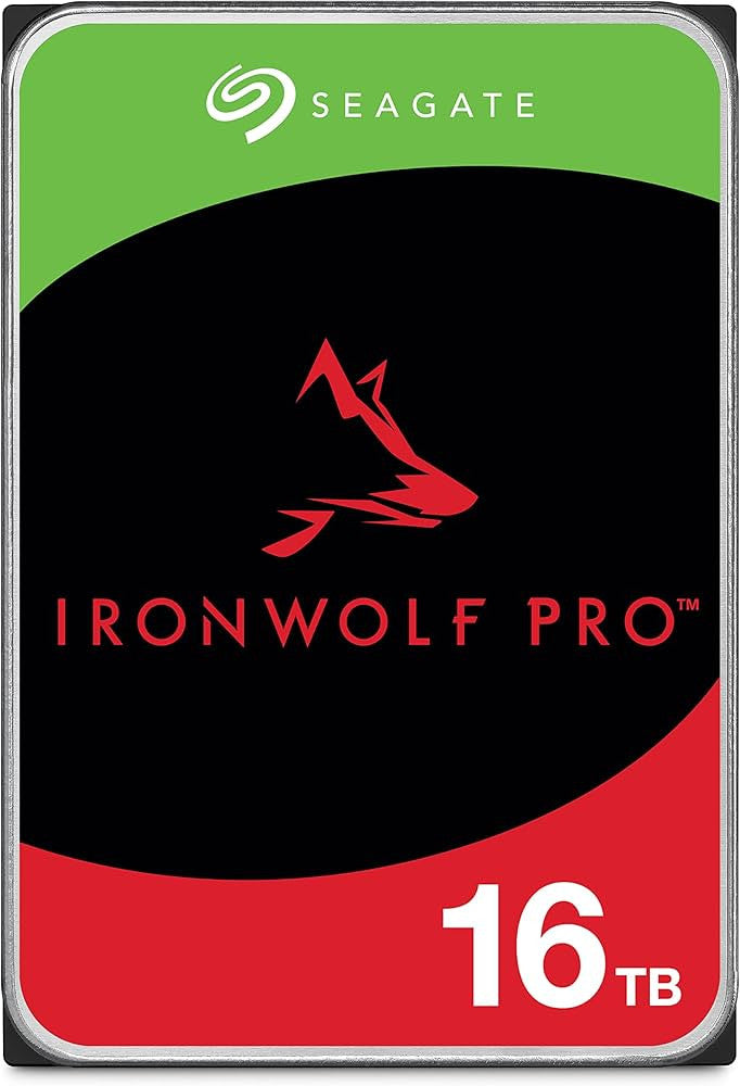Seagate IronWolf Pro ST16000NT001 interne harde schijf 16 TB 7200 RPM 256 MB 3.5" SATA III ST16000NT001