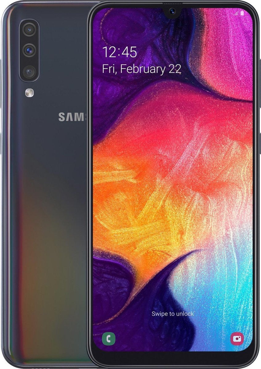 SAMSUNG Smartphone 128GB Galaxy A50 Zwart SM-A505FZKS