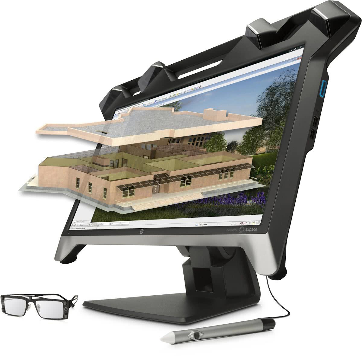 HP 3D ZVR Realidad virtual (monitor sin soporte y accesorios) 793514-001
